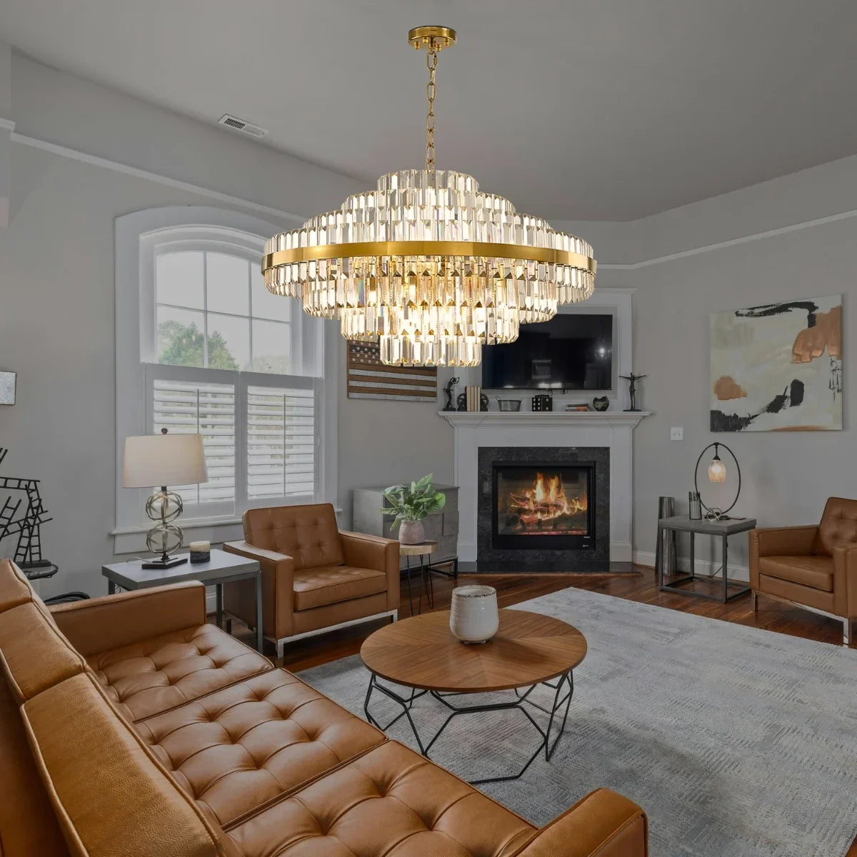 Solar Powered Outdoor Chandelier