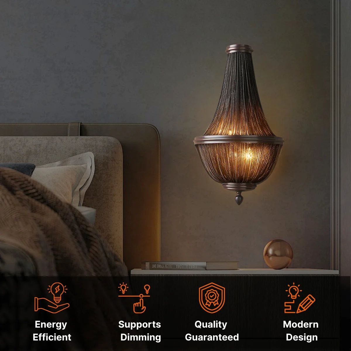 Black Wall Sconce | LED Wall Lights