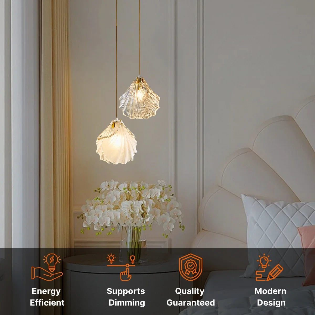 Cora Bedroom Pendant lighting