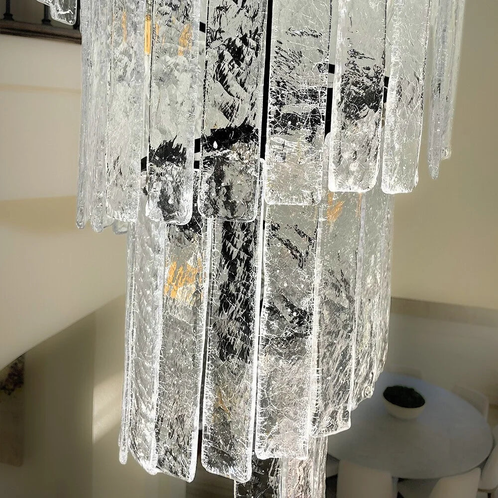 Black Glass Pendant Light