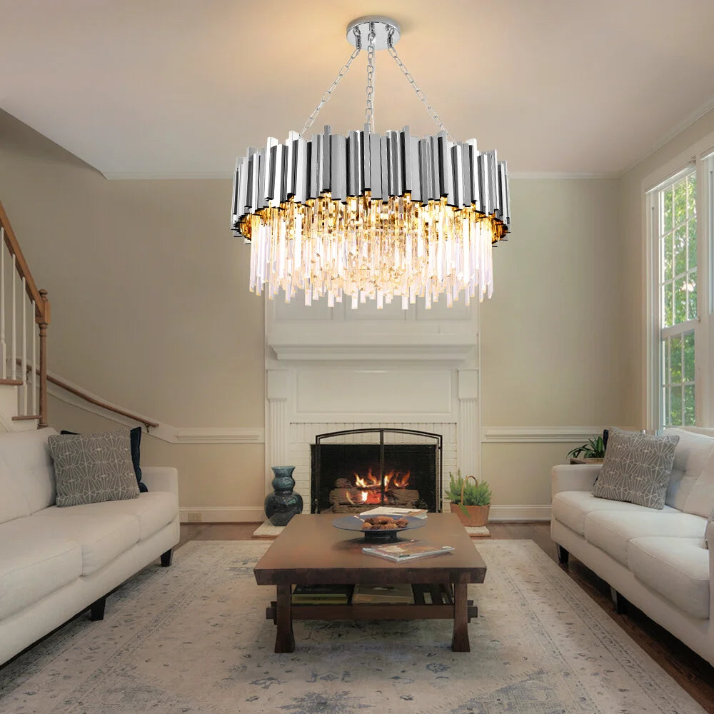 Modern living room chandelier