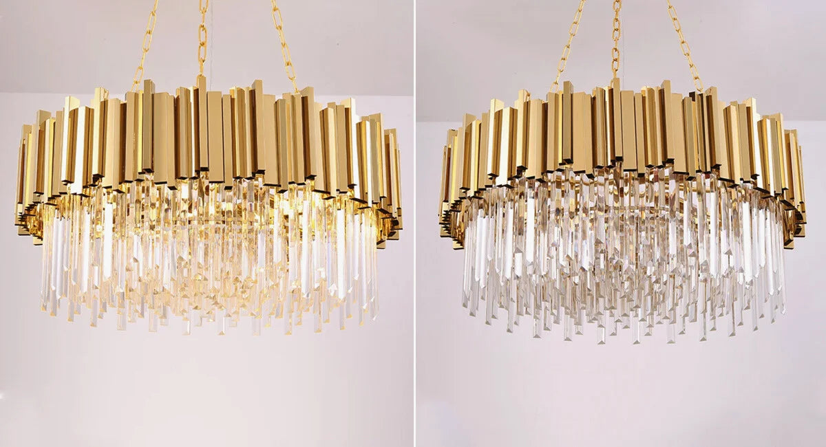 Modern living room chandelier