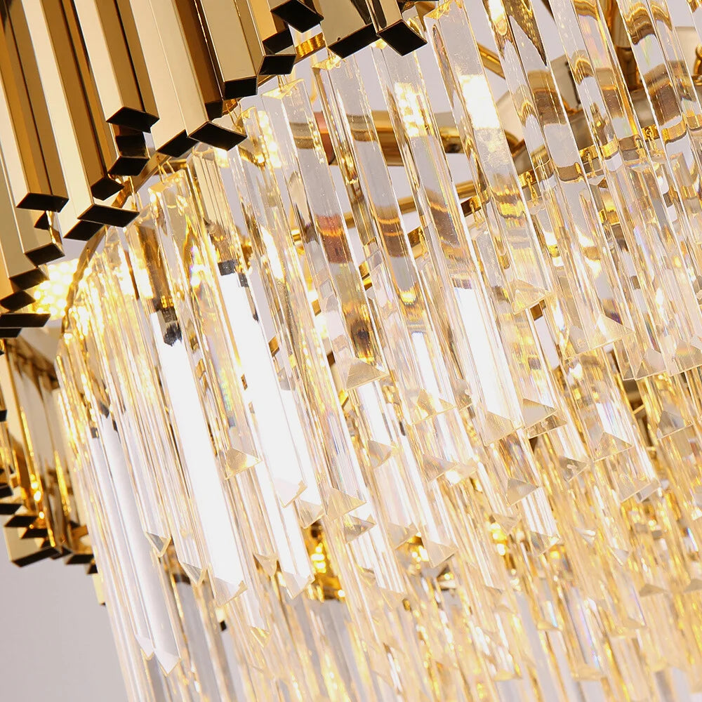 gold dining room chandelier