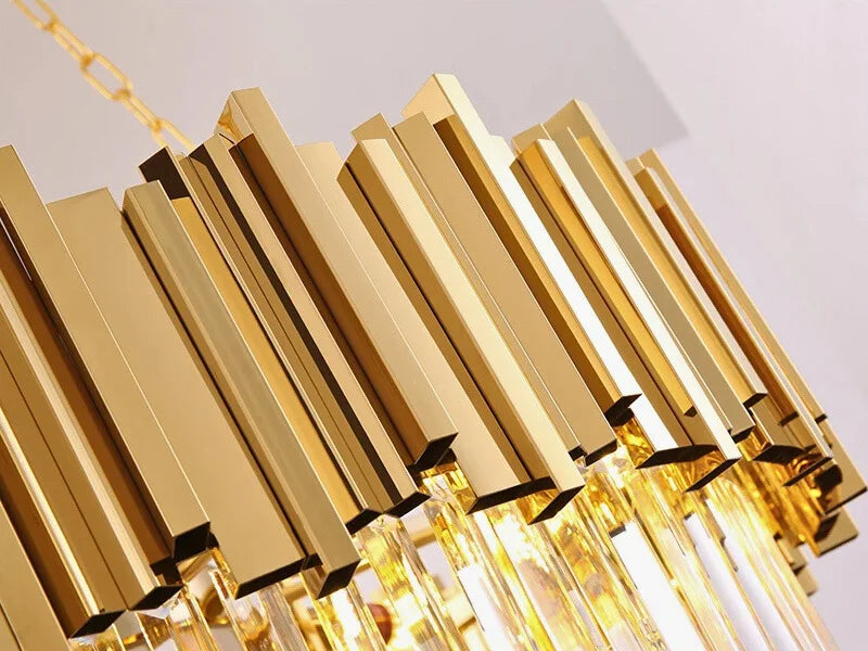 gold dining room chandelier