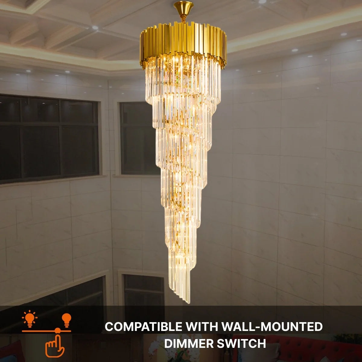 Astra Staircase Chandelier