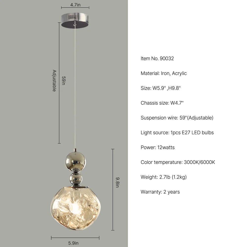 globe pendant light