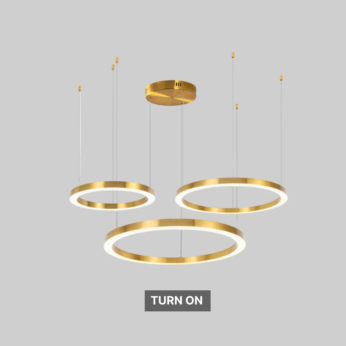 Ring chandelier for living room