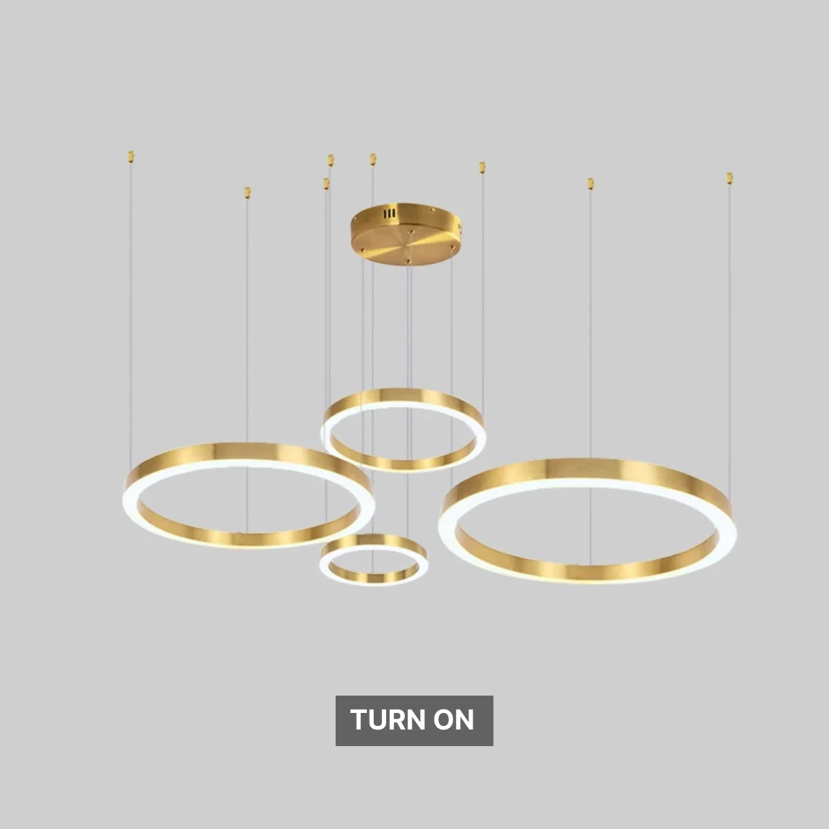 Ring chandelier for living room