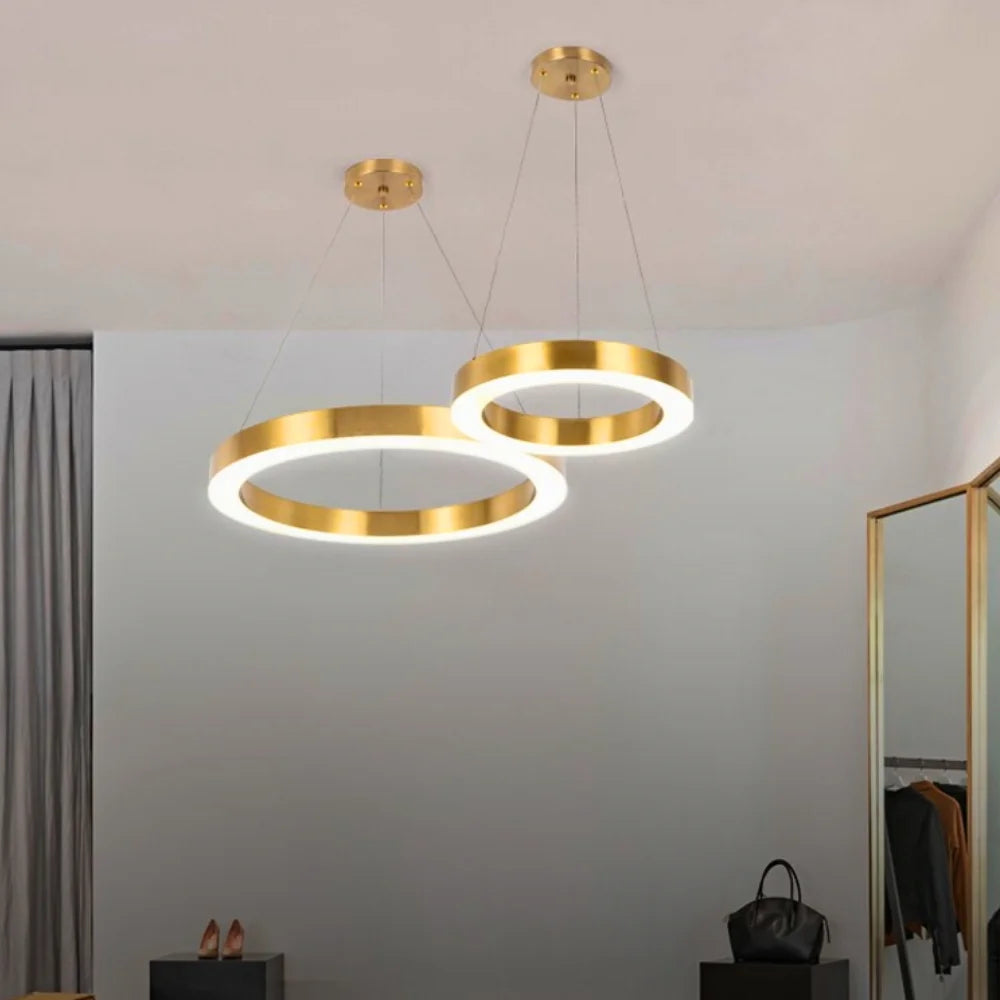 Ring chandelier for living room