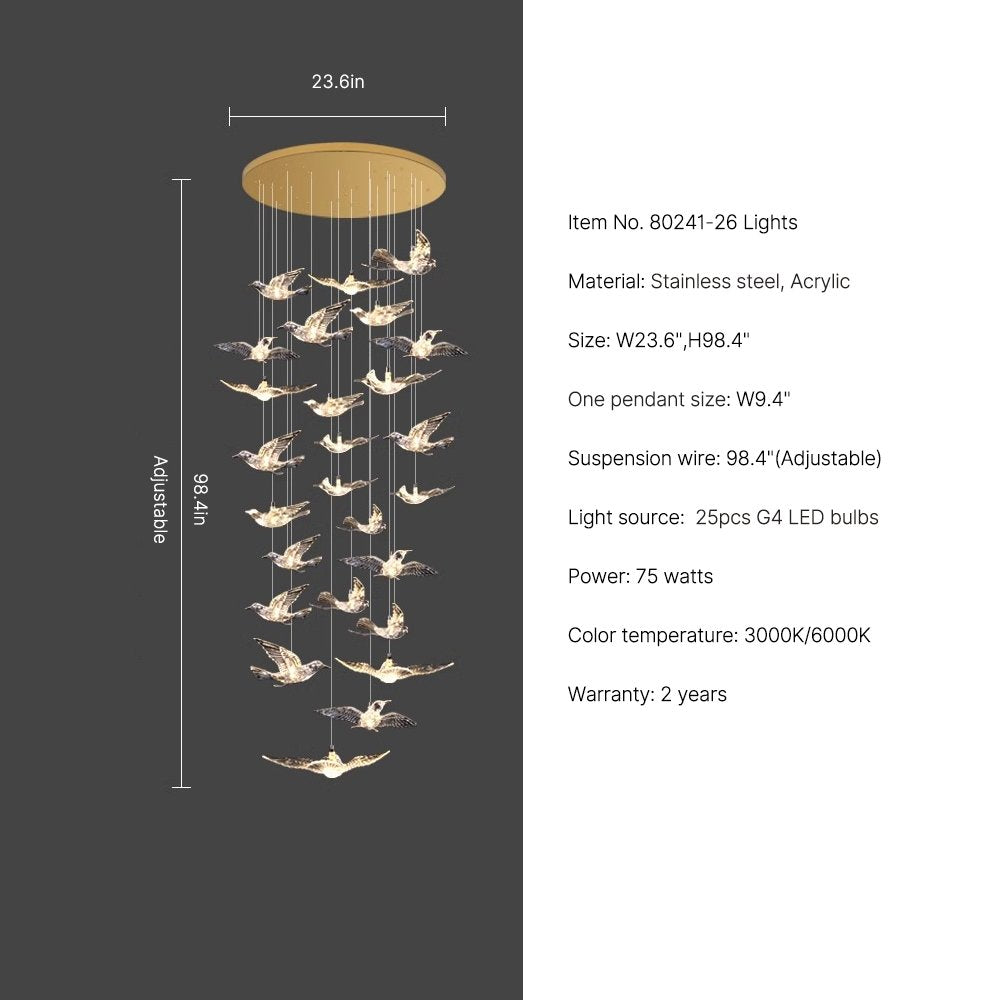 Bird Chandelier