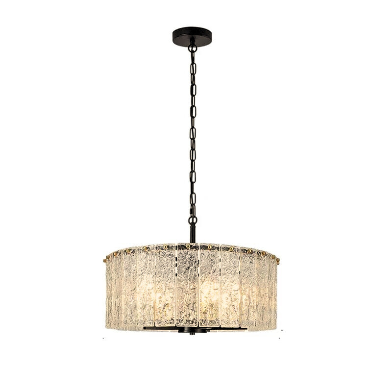 Black Glass Chandelier