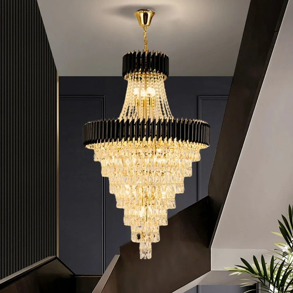 Black Gold Chandelier