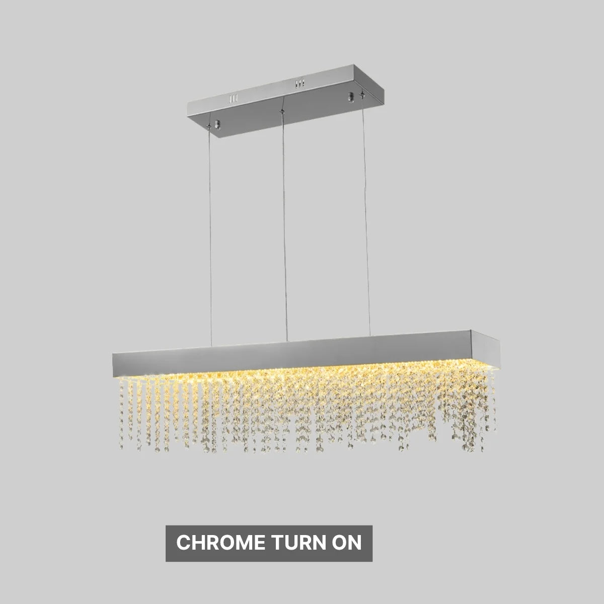 Bling Pendant Light-chrome crystal Chandelier For Modern Dining Room