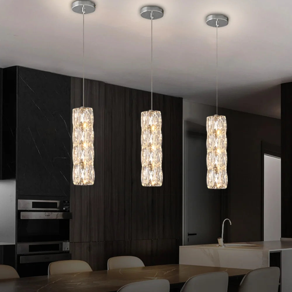 crystal light pendant