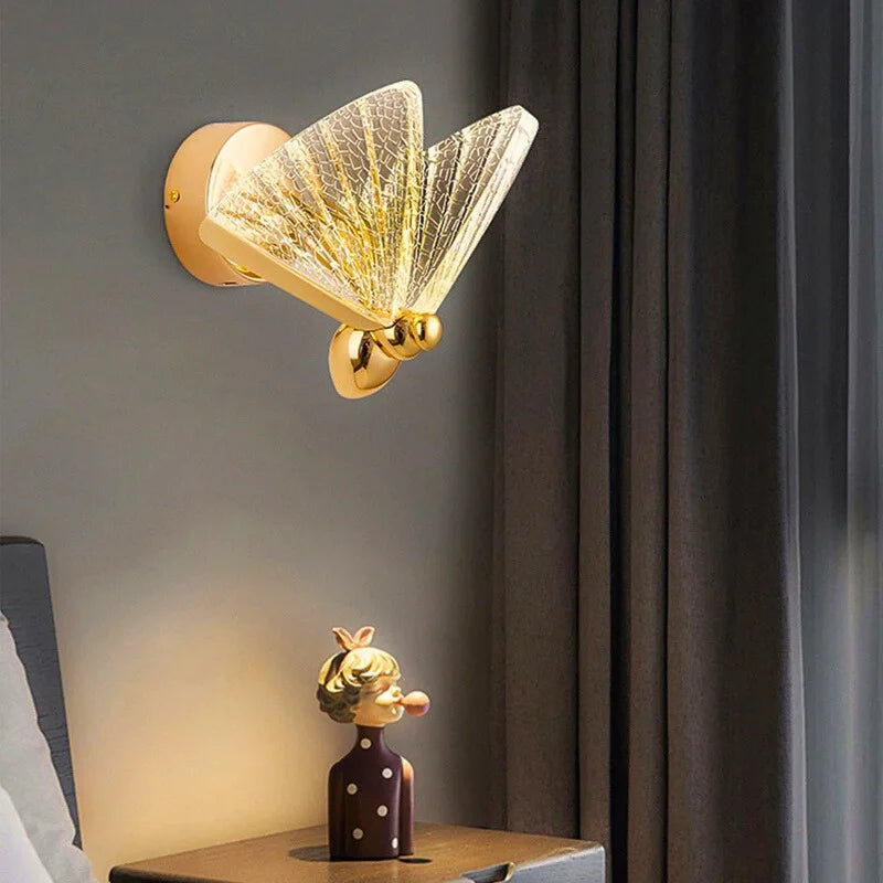 butterfly wall sconce