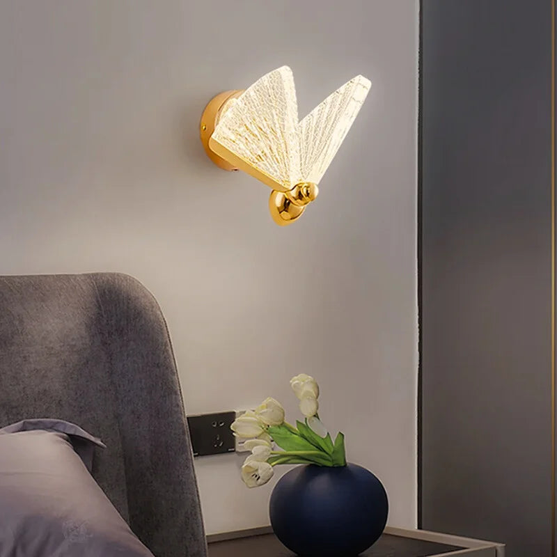 butterfly wall light