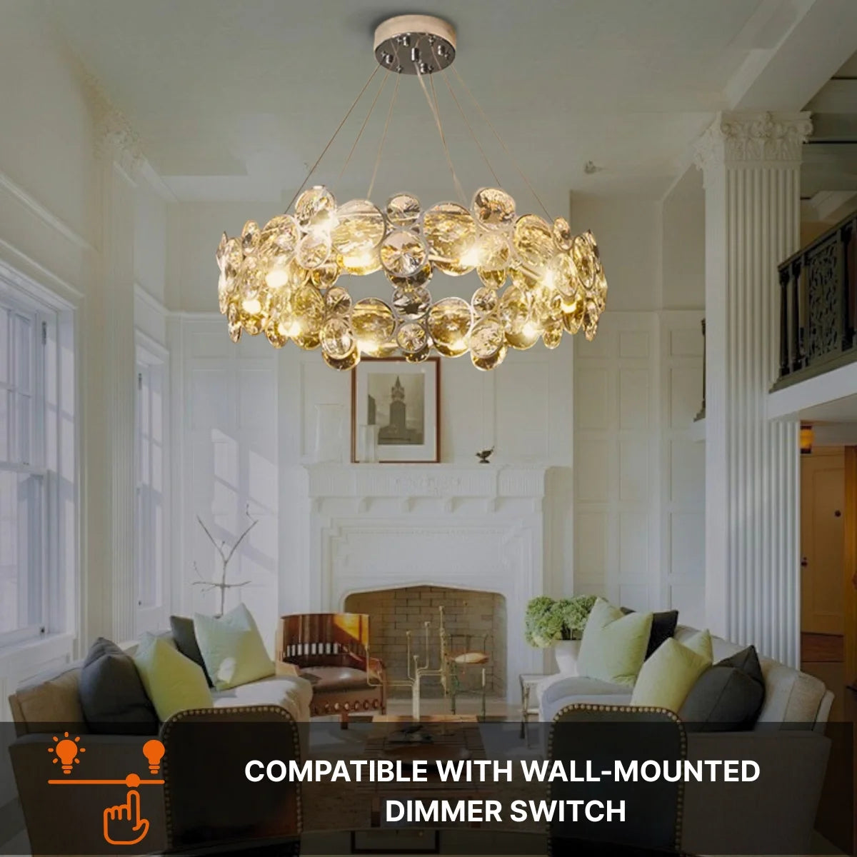 chandelier lighting for living room