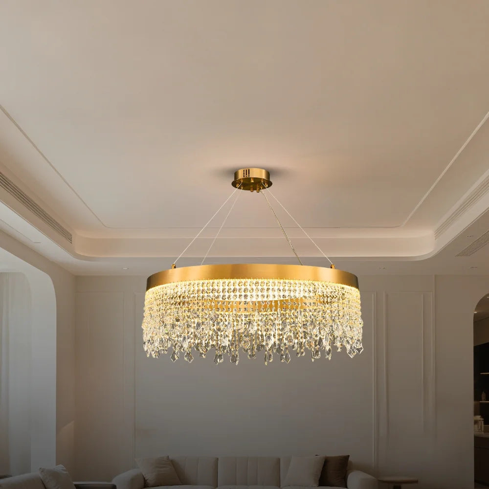 Chandelier with Crystals