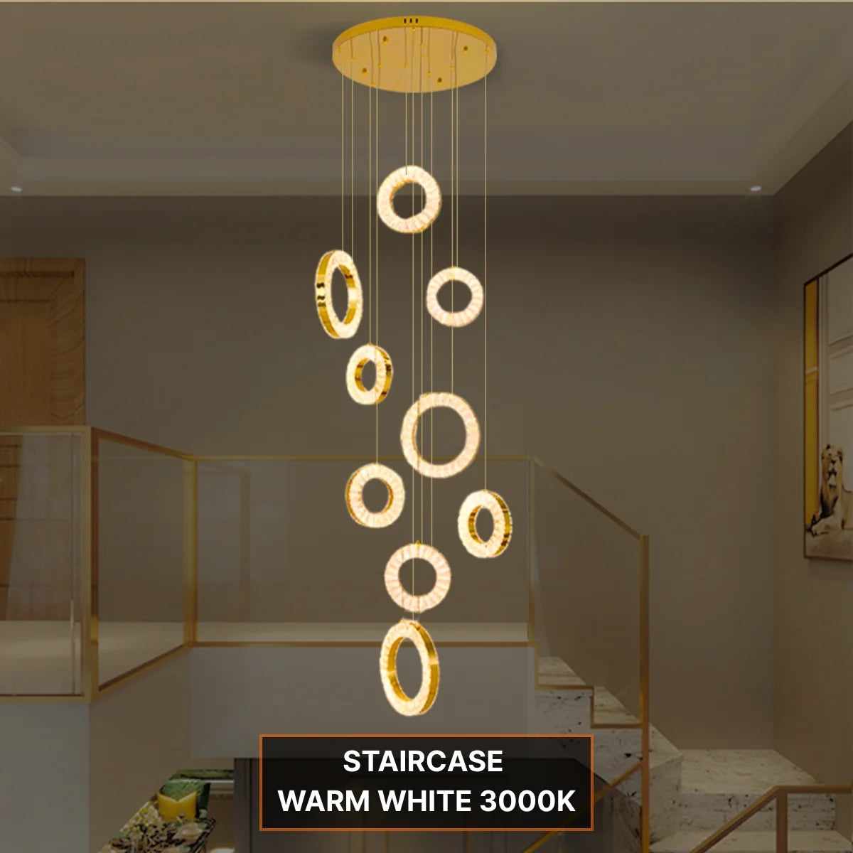 foyer chandelier modern