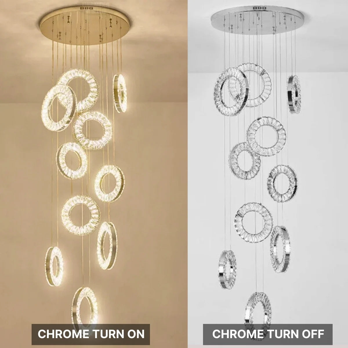 foyer chandelier modern