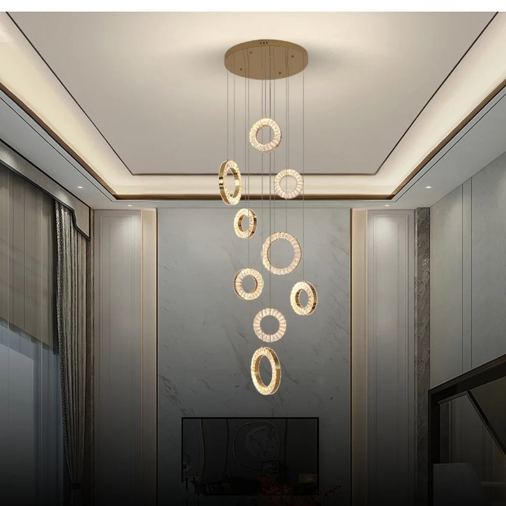 foyer chandelier modern