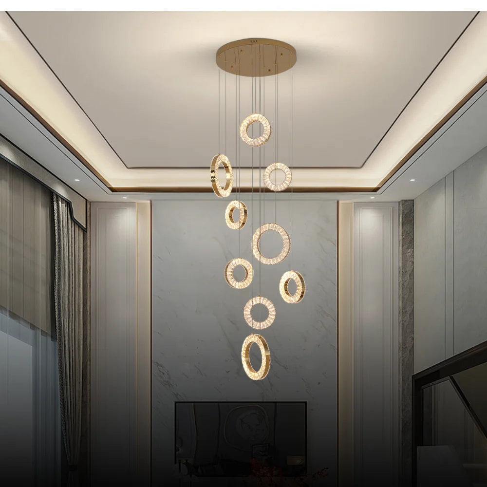 foyer chandelier modern