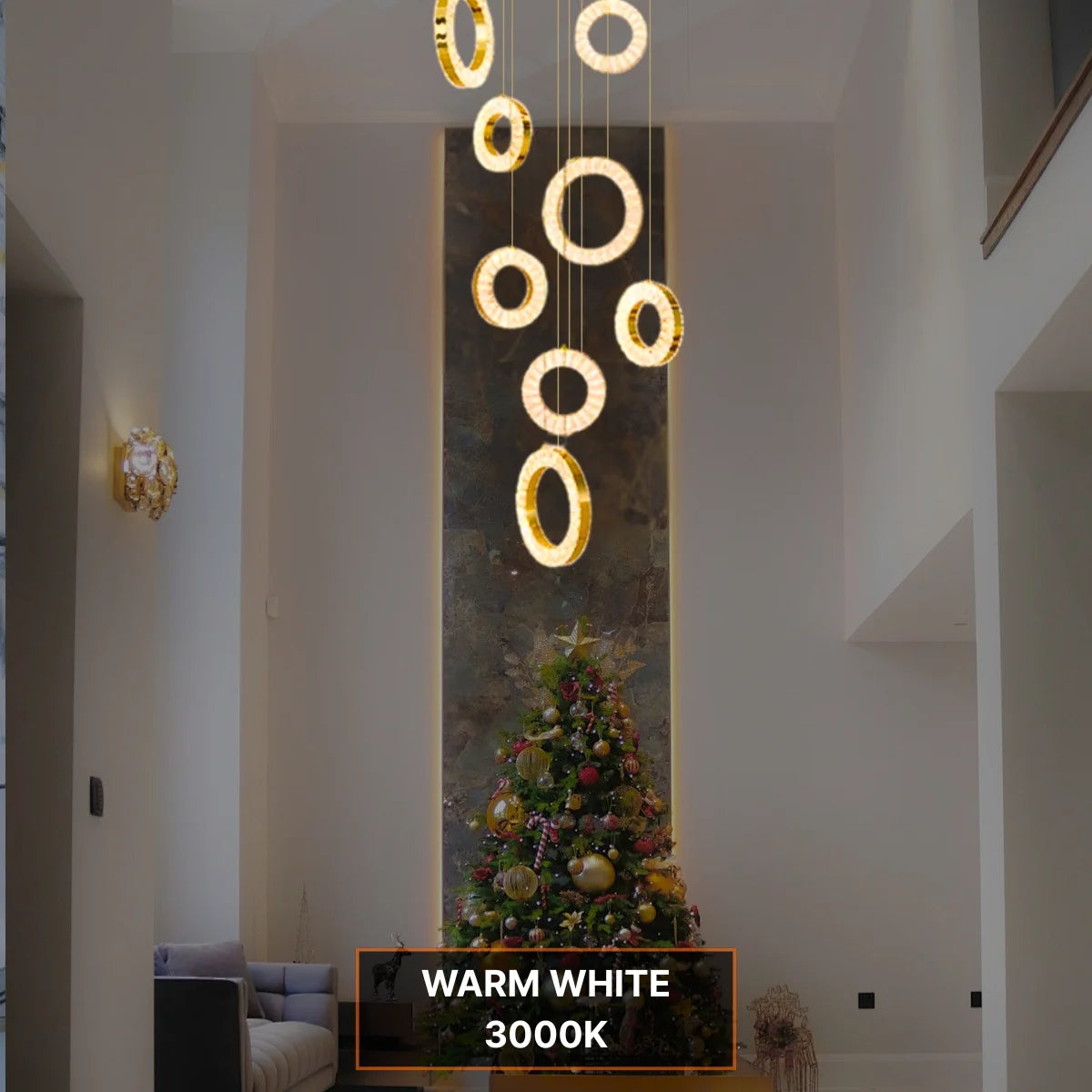 foyer chandelier modern