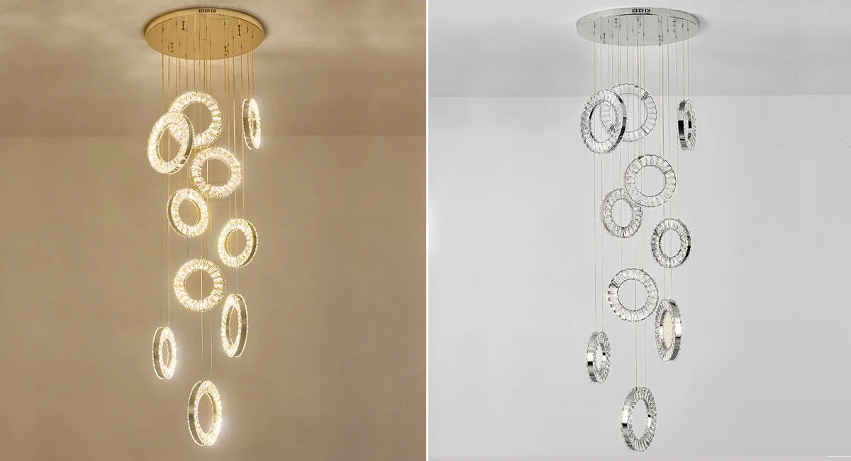 foyer chandelier modern