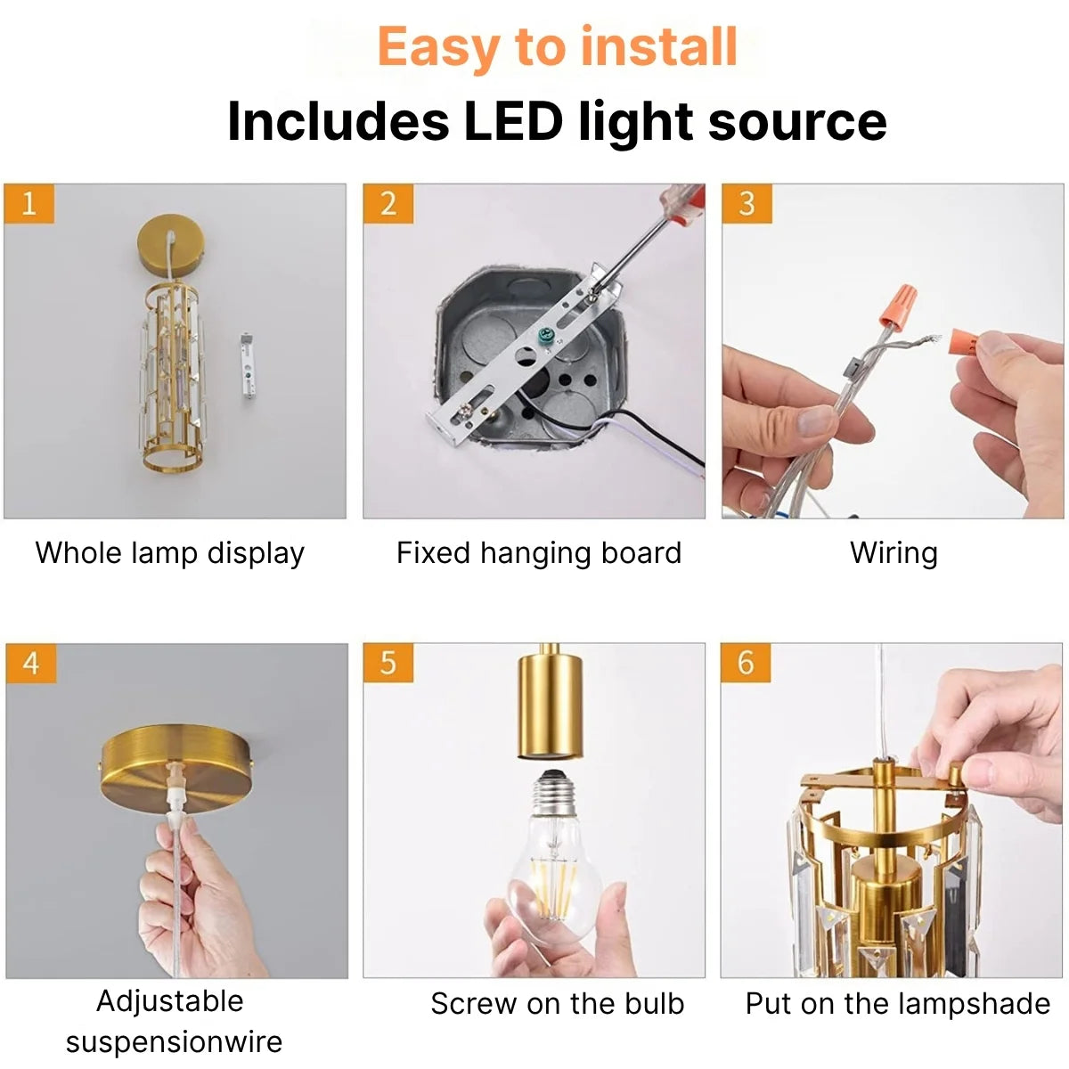 Art Deco Hanging Light