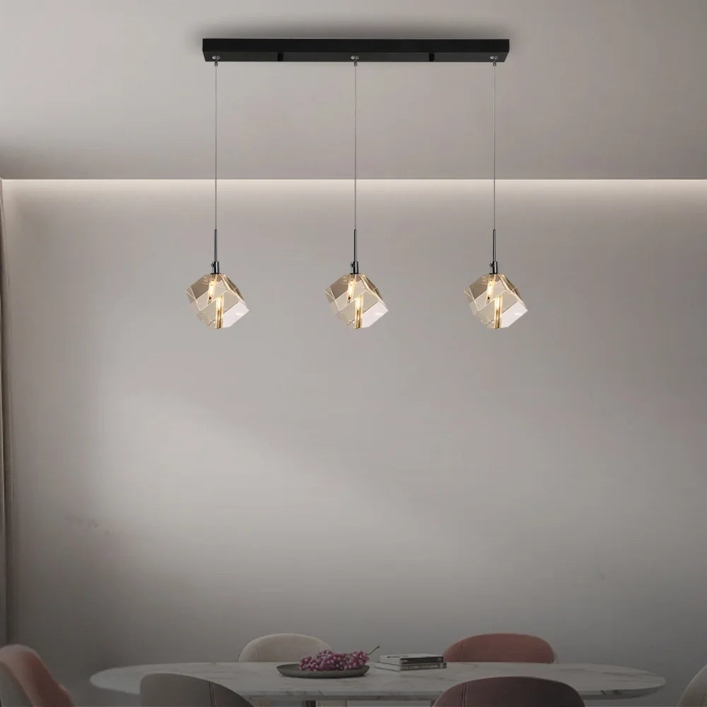 crystal small pendant light