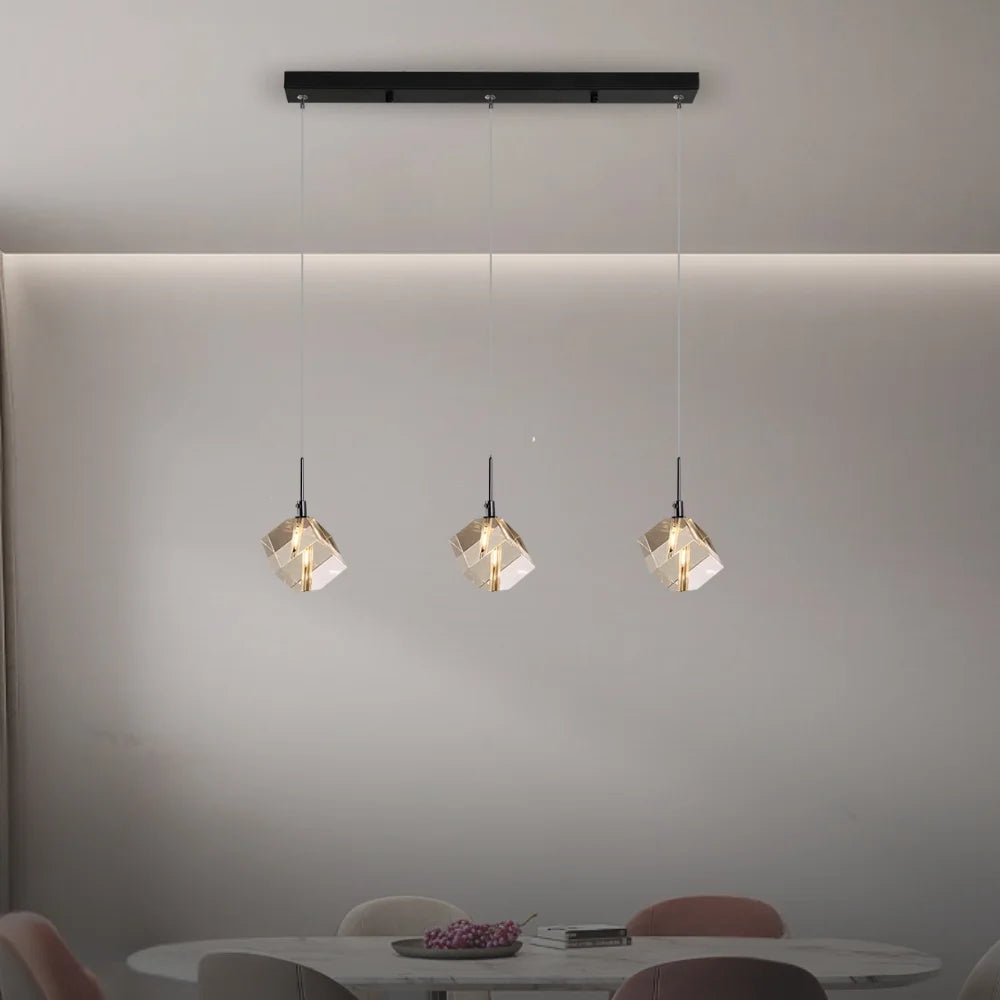 crystal small pendant light