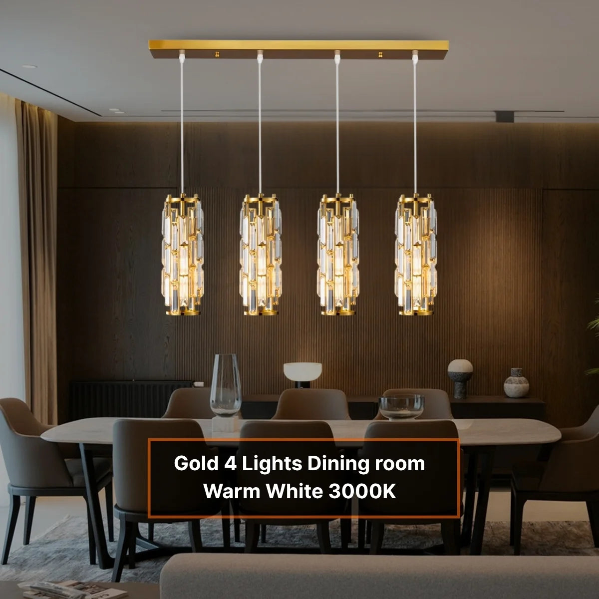 Crystal Drop Hanging Light