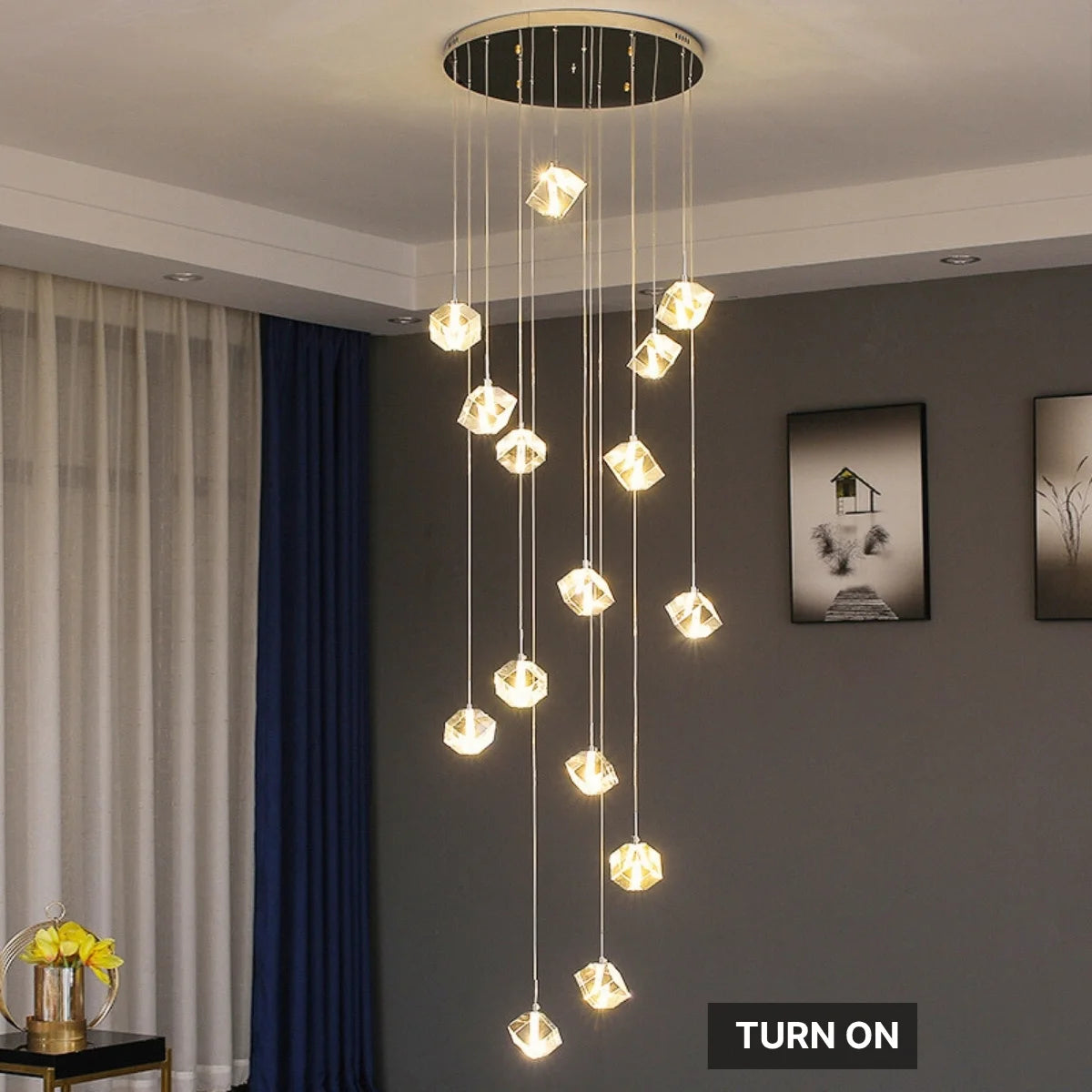 Cube Entryway Pendant Light