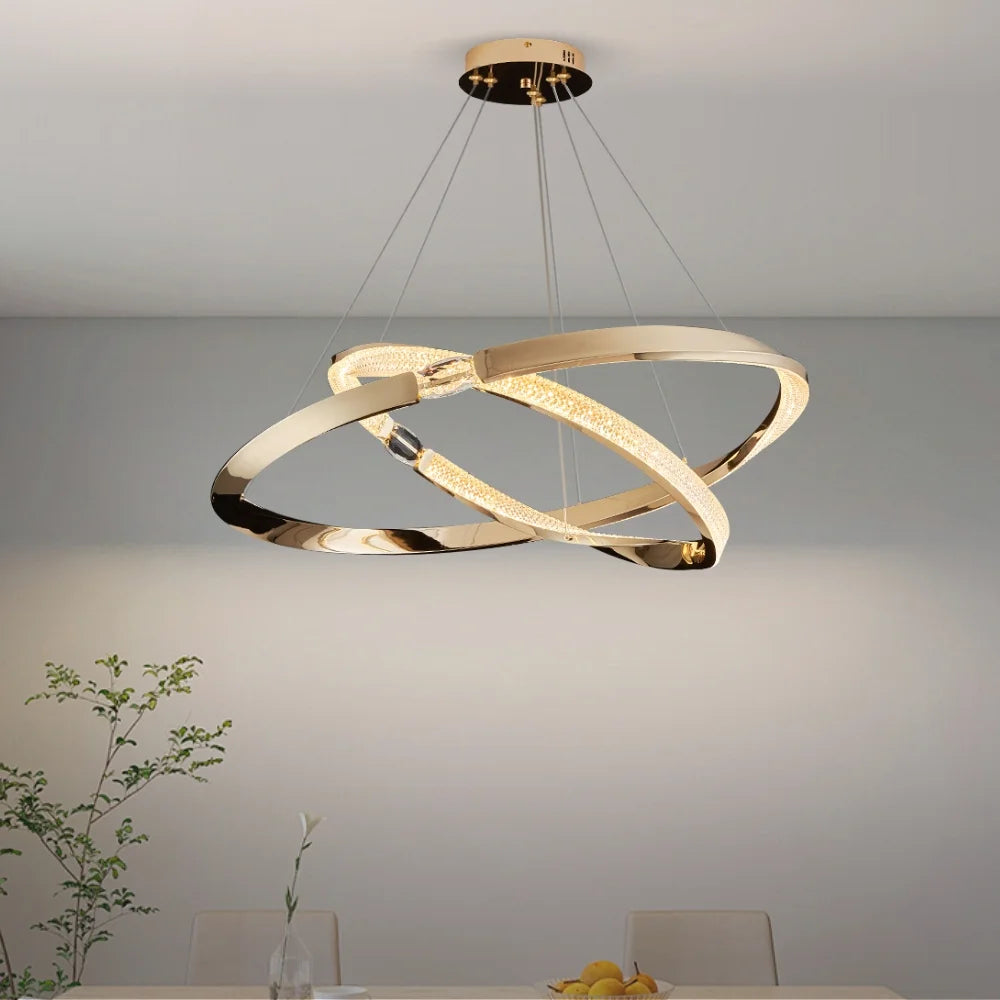 design led chandelier