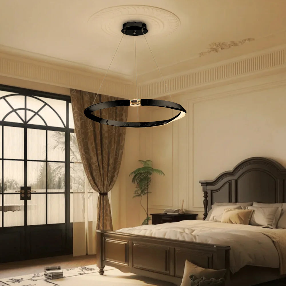 design led chandelier