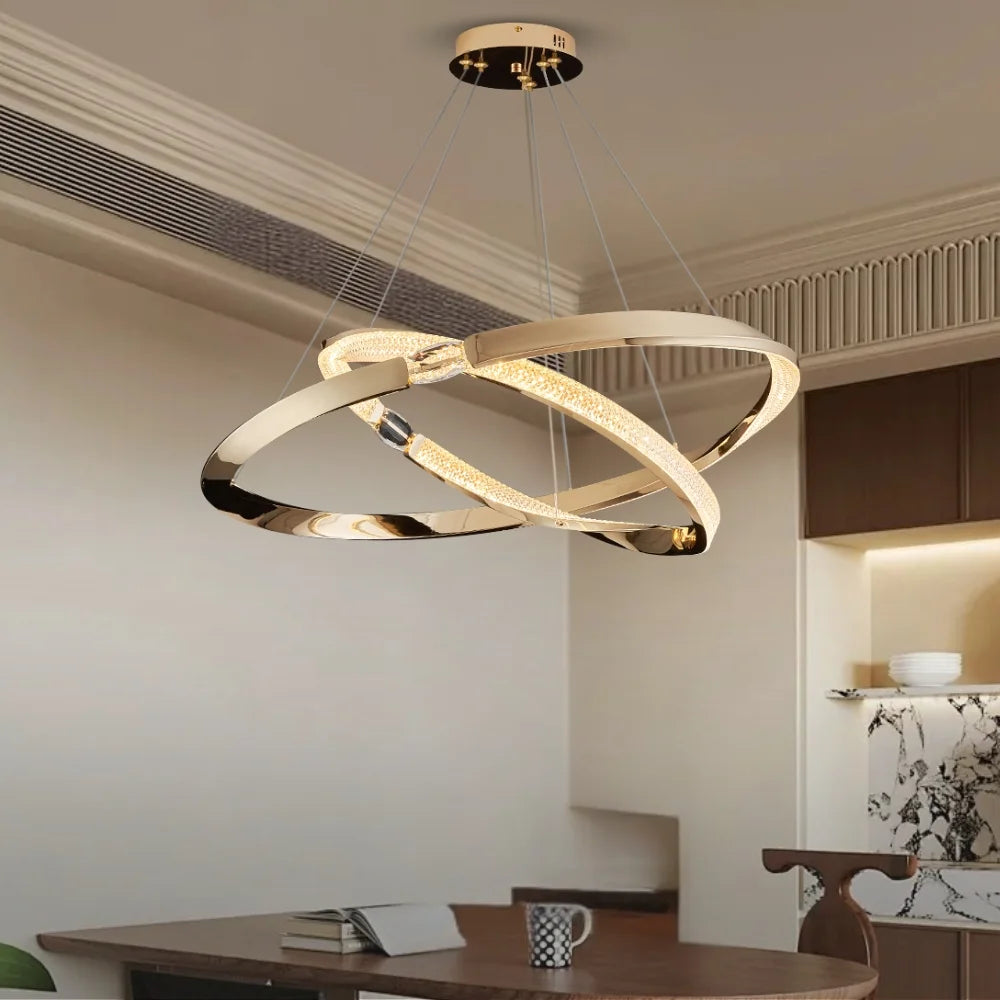 design led chandelier