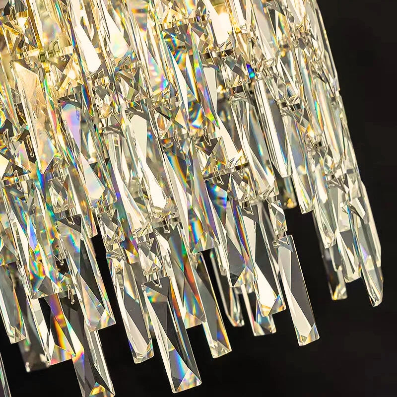 large crystal chandelier