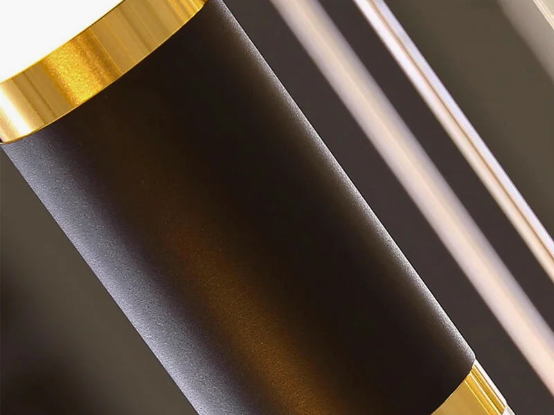 long crystal chandelier