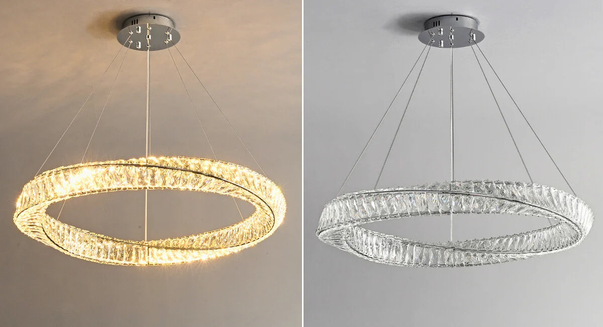 design led ring chandelier