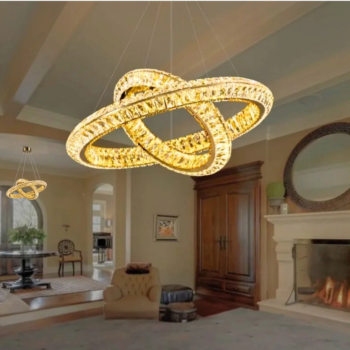 Elva Crystal Chandelier
