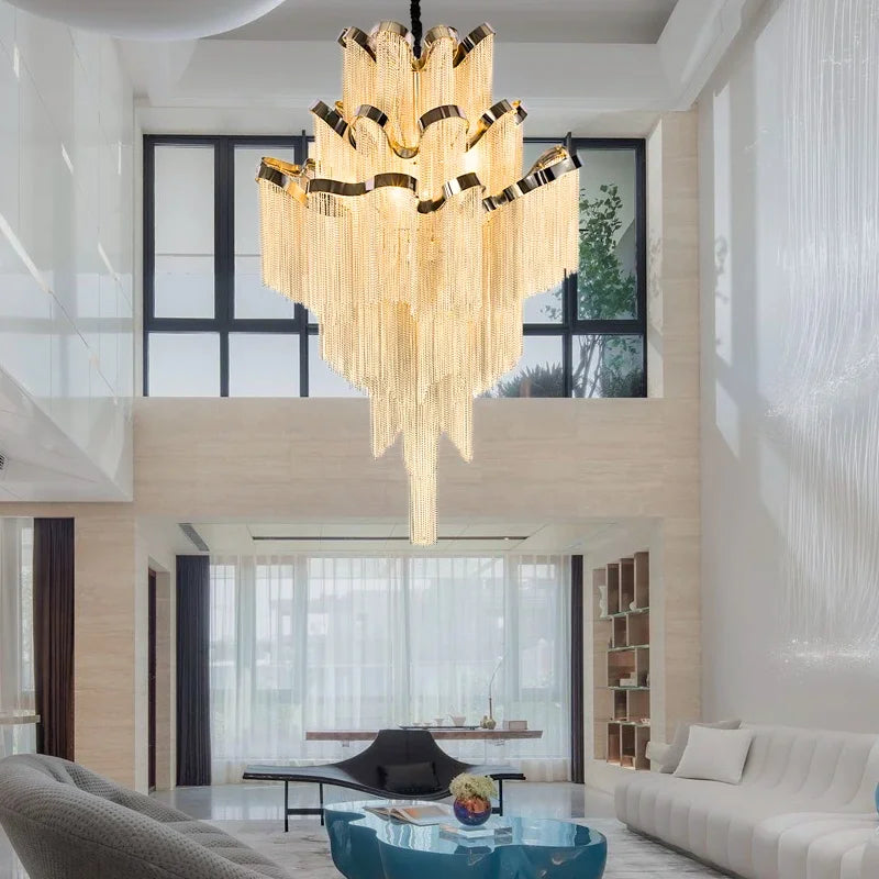 Large living room chandelier