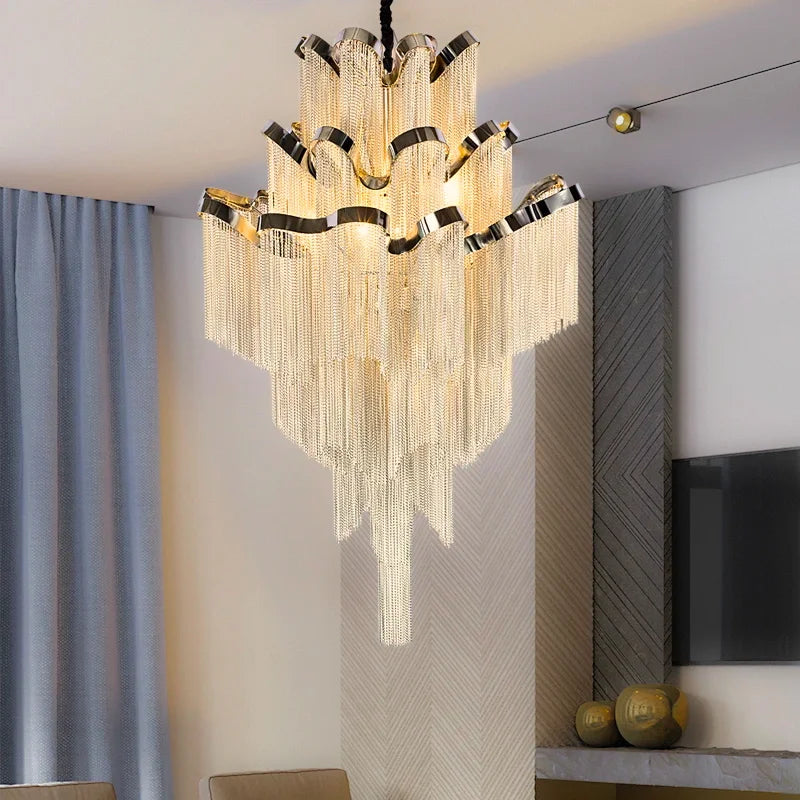 Large living room chandelier