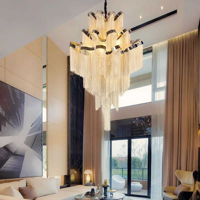Large living room chandelier