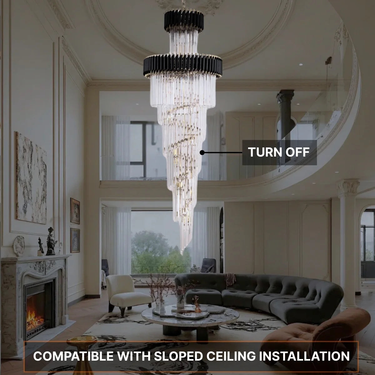 Ethereal Staircase Chandelier