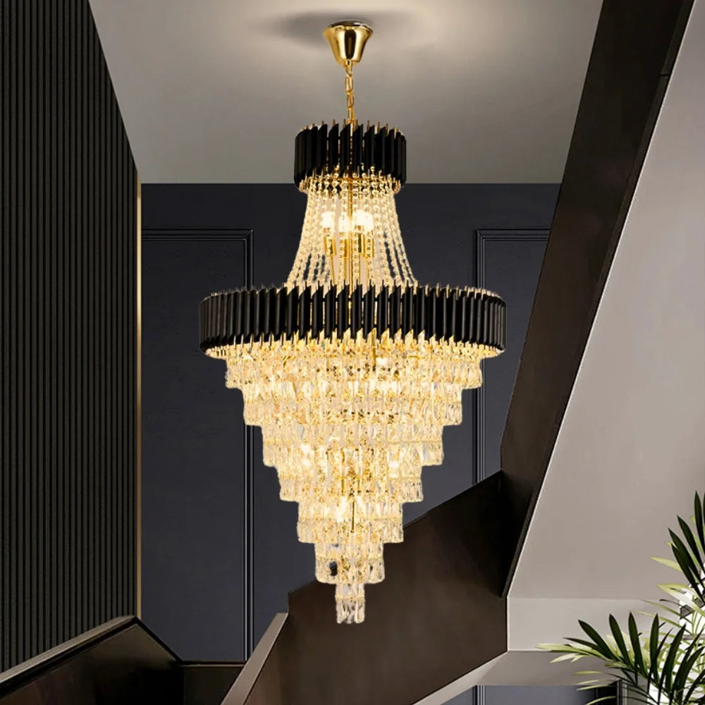 Black Gold Chandelier