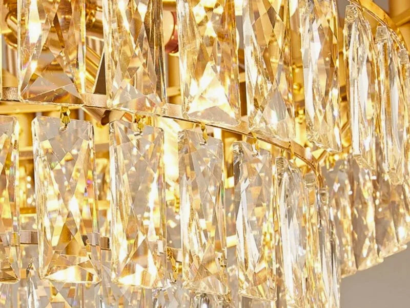 Lving room crystal light fixtures