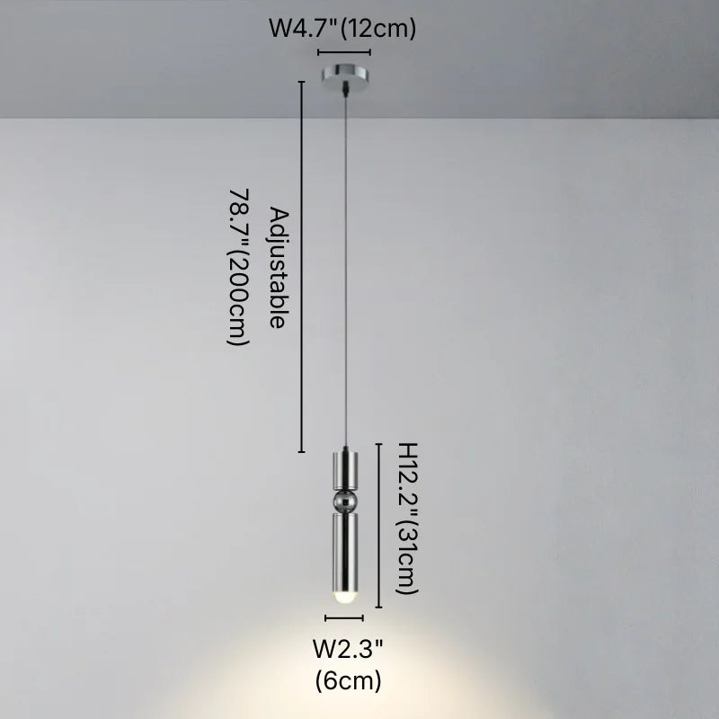 Flick Modern LED Pendant Light for Kitchen Island & Dining Room
