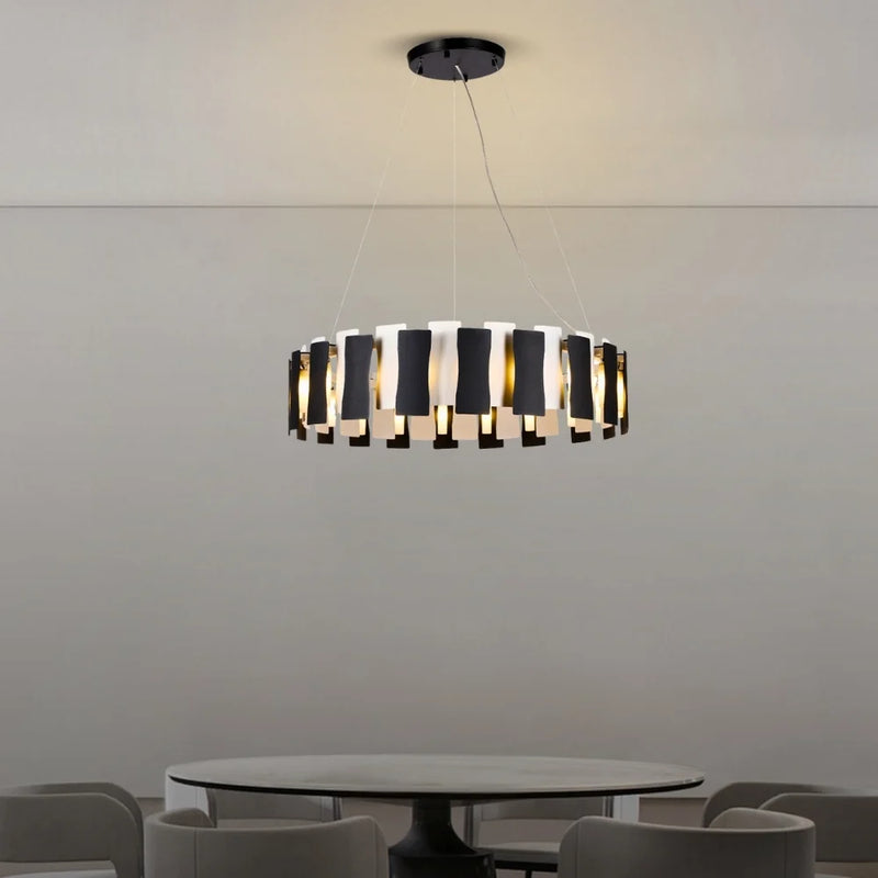 Black and White Chandelier