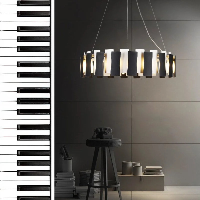 Black and White Chandelier