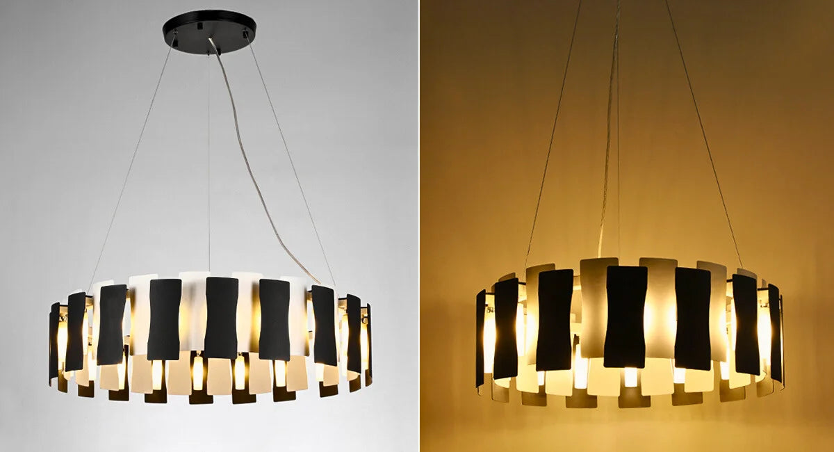 Black and White Chandelier